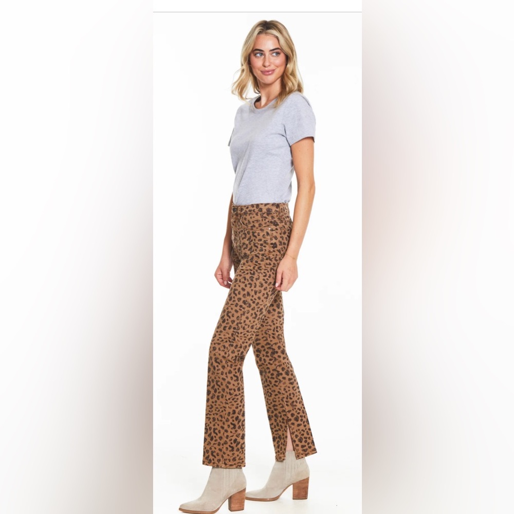 Tru Luxe Leopard straight jean
